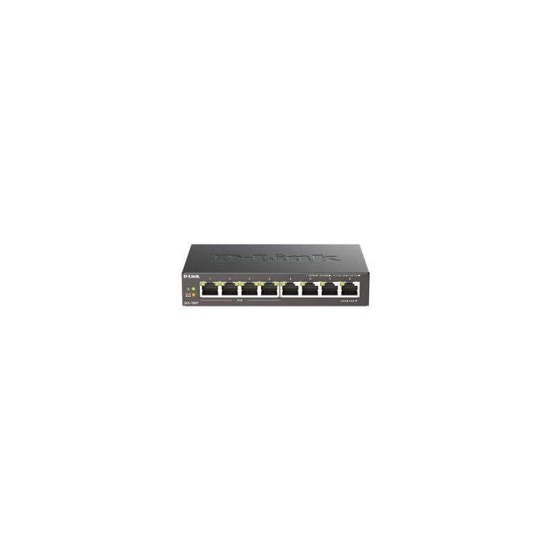 Reacondicionado - (Km0) Switch No Gestionable D-Link Dgs-1008p 8p Giga Con 4p Poe (52w) Sobremesa No Rack Cash30