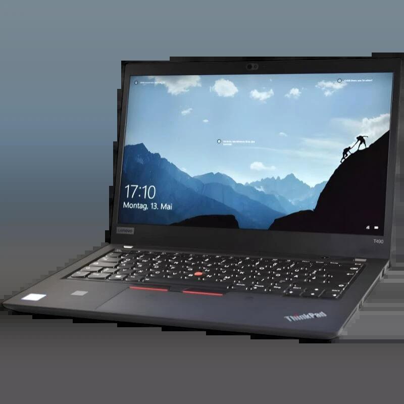 Reacondicionado Lenovo Thinkpad T490s 14" Core I5-8265u - 16gb - Ssd 512 Gb - Qwertz - Buen Estado