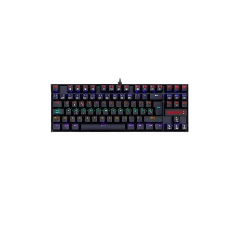 Reacondicionado Redragon Kumara 2 Teclado Mecanico Gaming Rainbow Español Negro