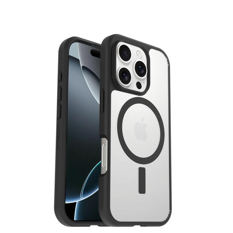 React Mags Iphone 16 Pro Cl/Black