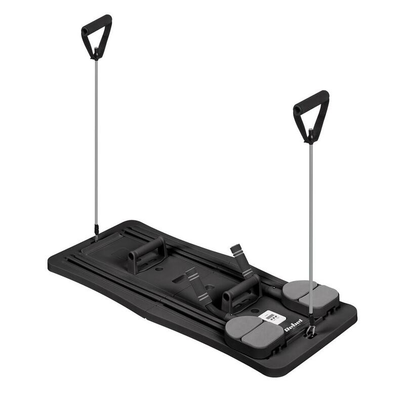Rebel Active: Kit De Pilates Para Casa, Aparato Multifuncional De Fitness 9 En 1, Color Negro