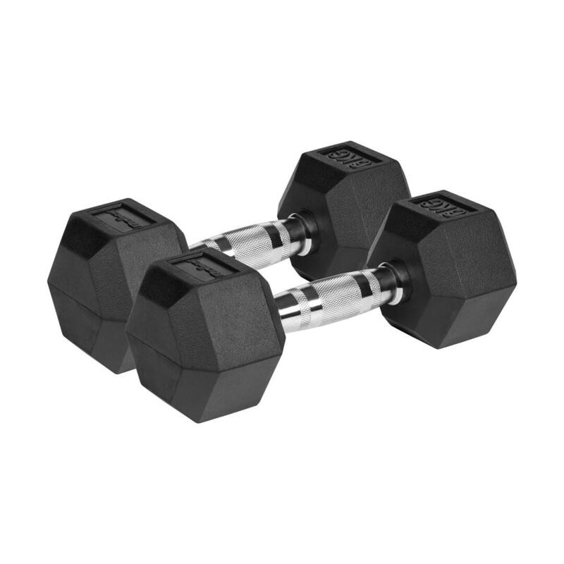 Rebel Active Mancuernas De Hierro Fundido Recubiertas De Goma 2x6 Kg