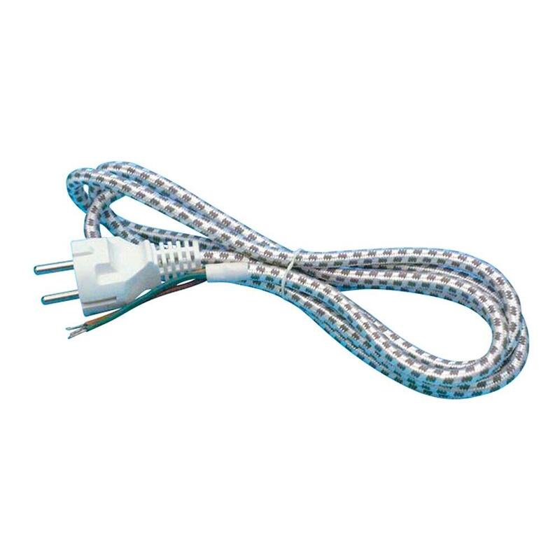 Recambio Cable De Plancha 3g1mm Gris-Blanco 2 M