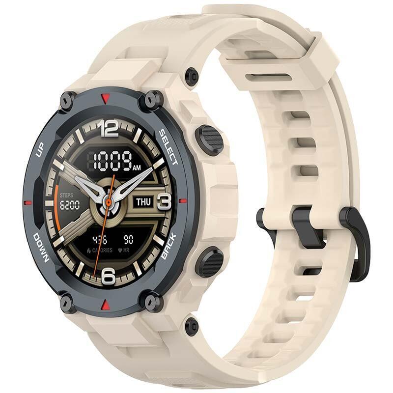 Recambio Correa Amazfit T-Rex / T-Rex Pro Silicona (Beige)