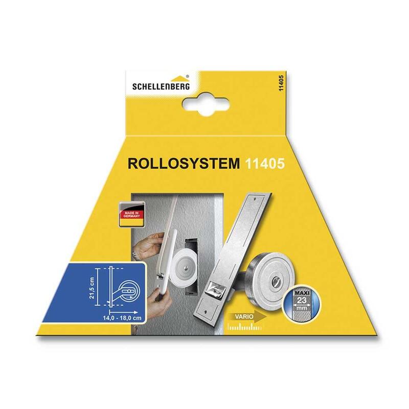 Recogedor Empotrable Para Persiana 50x244x140mm (Distancia Taladro 215mm) Schellenberg