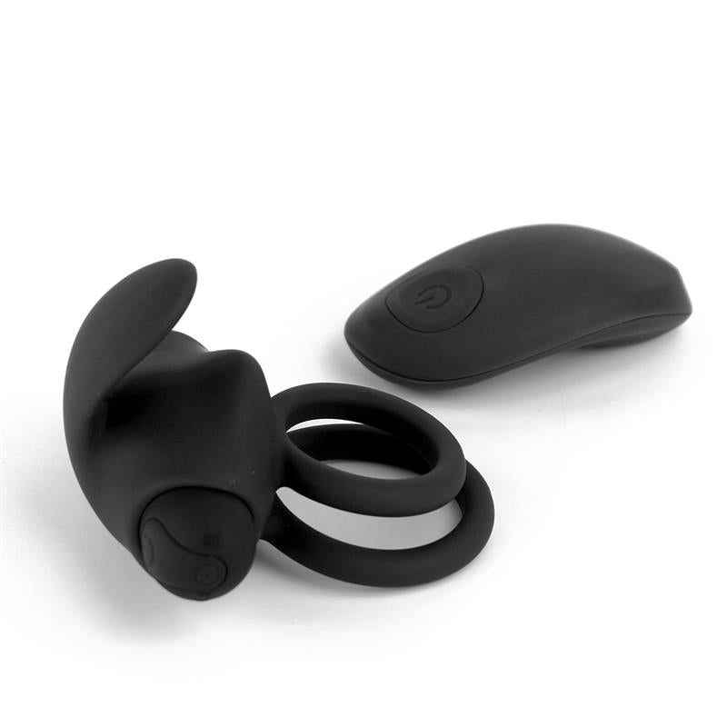 Anillo Vibrador  Reerin Usb Dual Control Remoto Usb Silicona