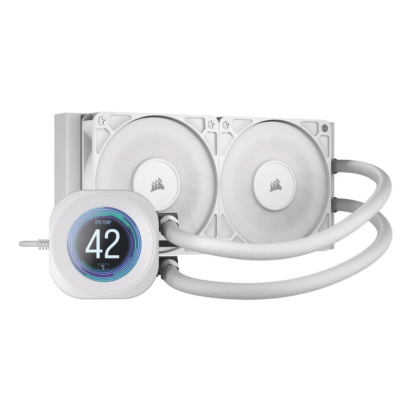 Corsair Wak Nautilus 240 Lcd Blanco, 240mm Radiator