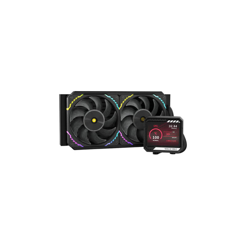 Refrigerador Liquido Cpu Valkyrie V240 Lcd Vk-Aiov240b