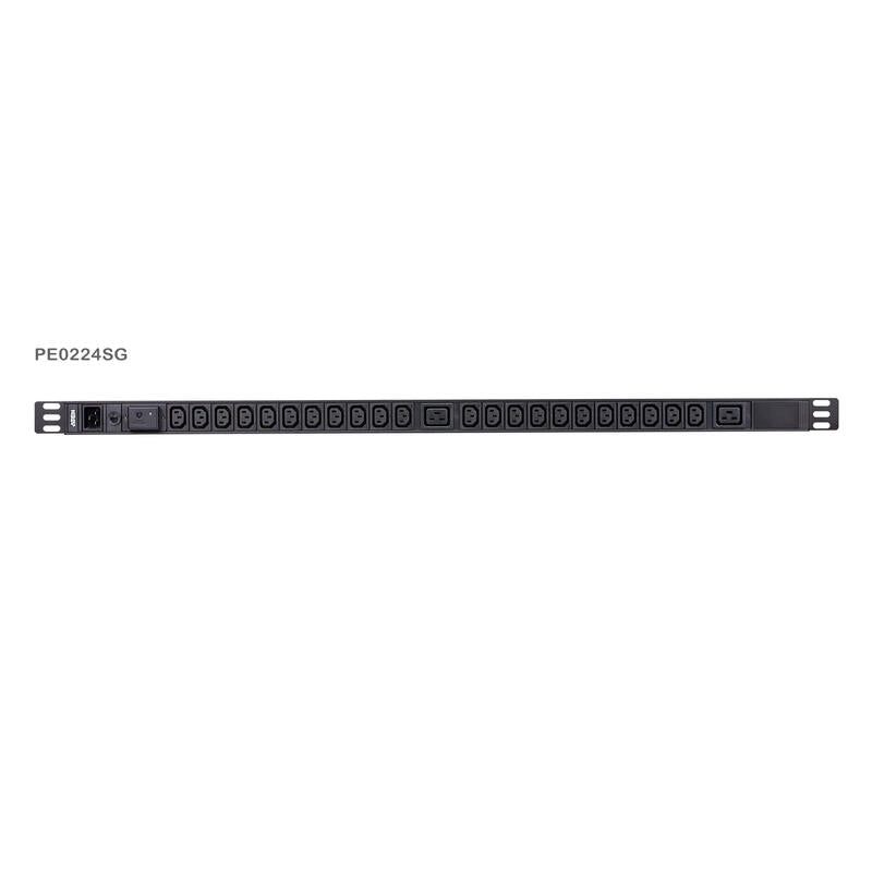 Regleta Aluminio Rack 19" 22xc-13+2c19,  Entrada C20 16a 3 M 0u Aten