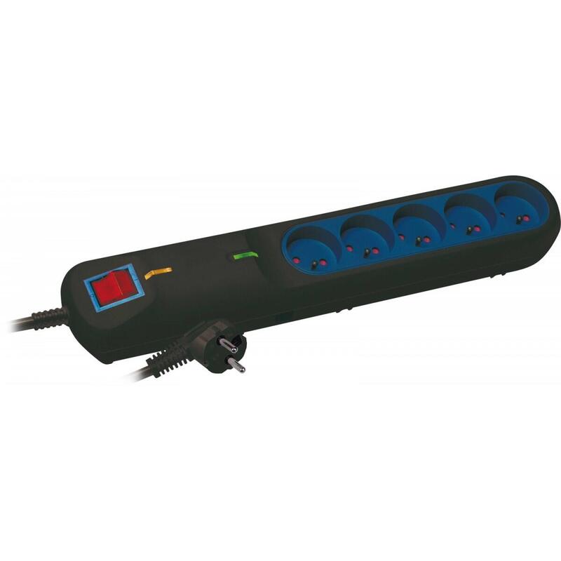 Regleta Con Protección Contra Sobretensiones Lf 2005, 3l, 3m, Negra