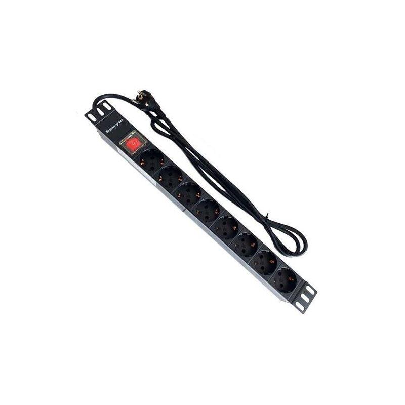 Regleta De 8 Tomas Con Interruptor Y Cable De 2 M