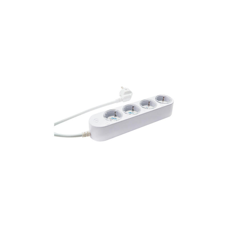Regleta Shelly Power Strip 4 Gen4 Blanca, Cable De 1,5 Metros, Con Medición De Energía Shelly_ps4_gen4_w