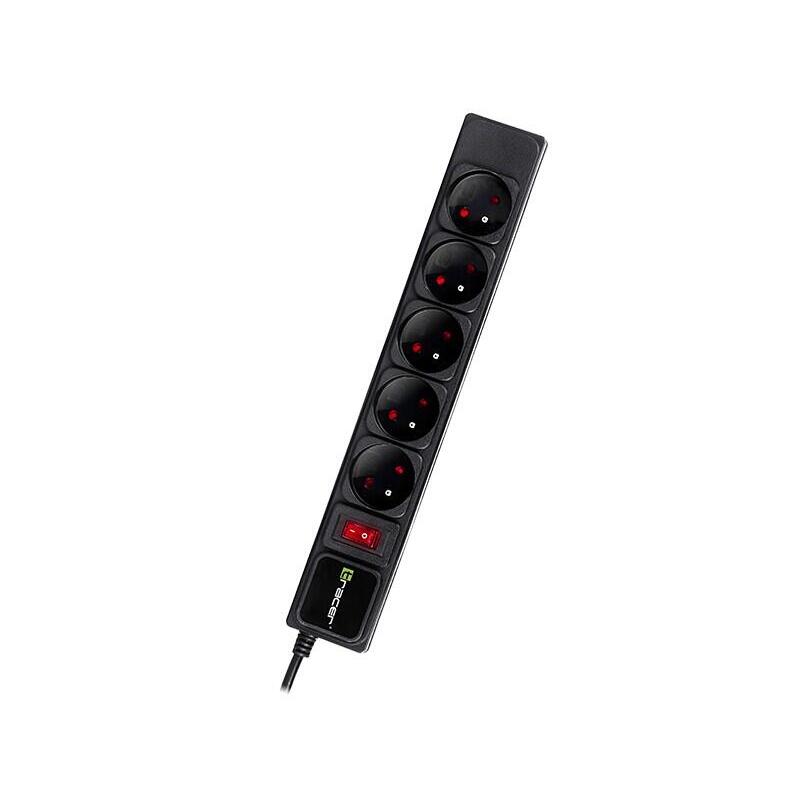 Tracer Powergear 5m 5 Gniazd Negro