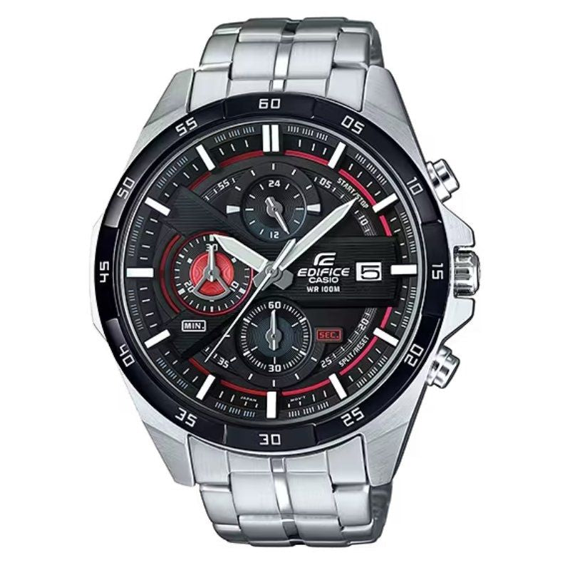Reloj Analógico Casio Edifice Classic Efr-556db-1avuef 54mm Plata Y Negro