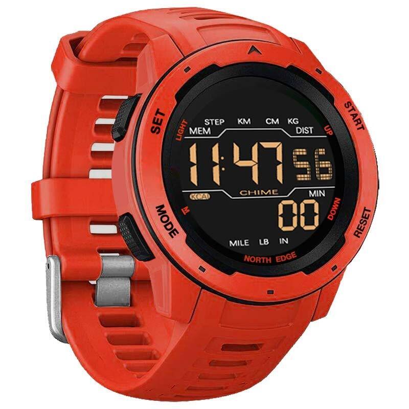 Reloj Digital North Edge Mars Rojo