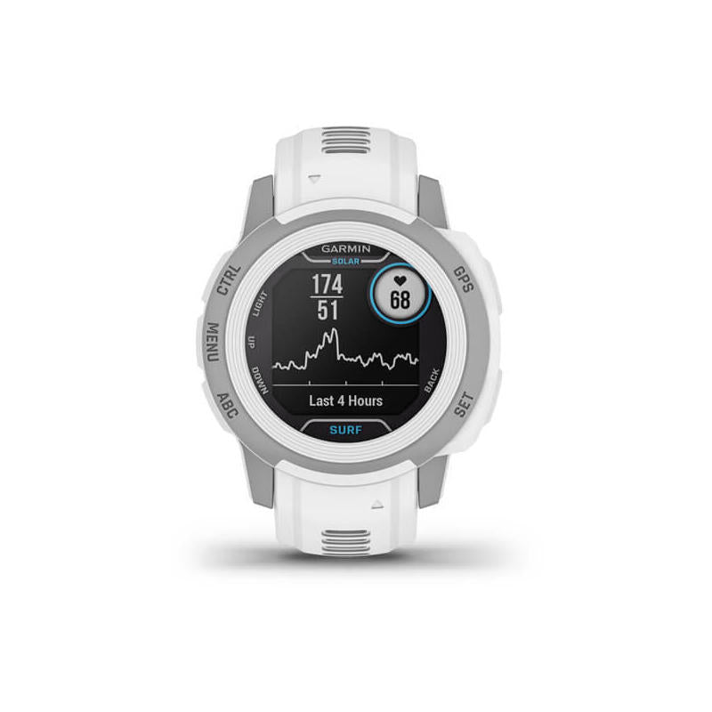 Reloj Garmin Instinct 2s Solar Surf Edition Ericeira Z Czujnikiem TäTna Hrm Elevate (Szary / BiaåY Pasek)