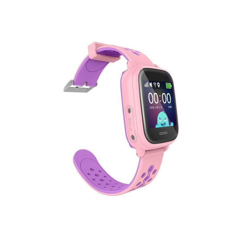 Reloj Inteligente Con Localizador Para Niños Leotec Kids Allo Rosapantalla Táctilgpscámara Fotosnanosimbotón Sos/Llamada Bidireccional