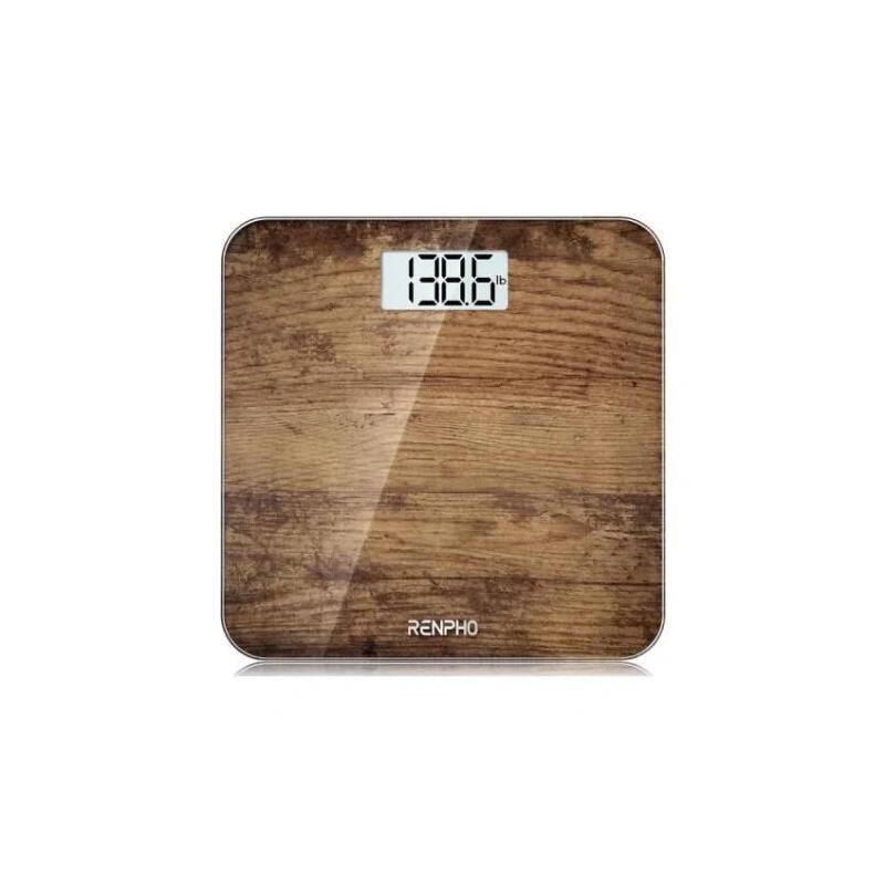 Renpho Core 1s - Body Weight Scale - Large Screen - 3aaa - 10.2x10.2x0.87inch - Brown