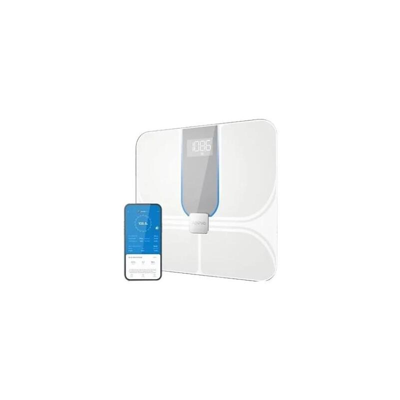 Renpho Elis Aspire C - Smart Wifi Body Scale - Ito - 3aaa - 11x11x1in/28x28x2.5cm - White
