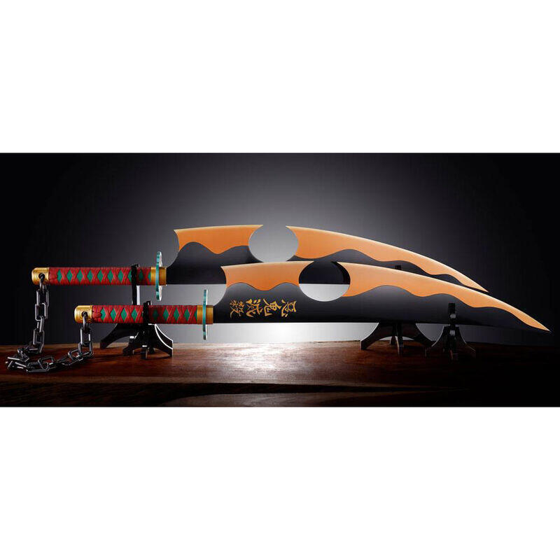 Replica Espada Nichirin Tengen Uzui Demon Slayer Kimetsu No Yaiba 110cm