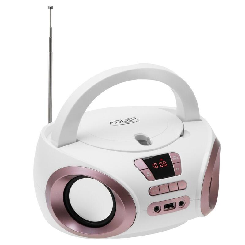 Reproductor De Cd/Mp3 (Boombox) Adler Ad 1181wc