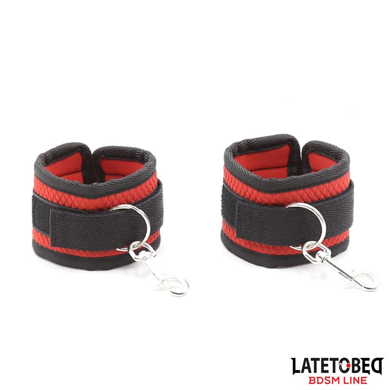 Restricciones Para La Cama Con Antifaz Esposas Ajustables Y Desmontables