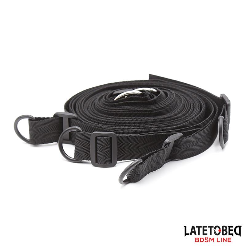 Restricciones Para La Cama Con Antifaz Esposas Ajustables Y Desmontables