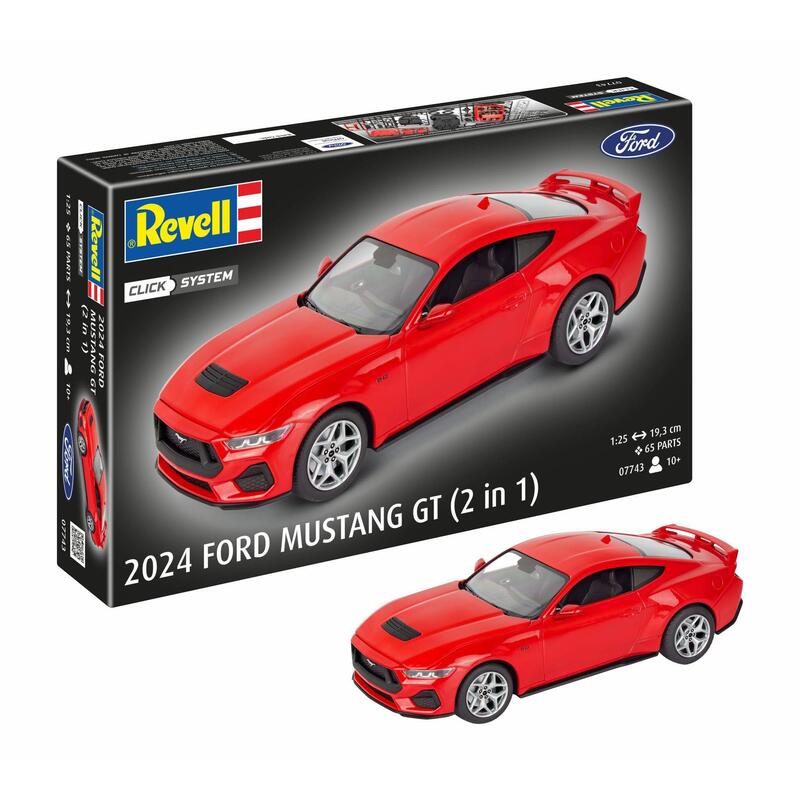 Revell 2024 Ford Mustang Gt Click-System (Click-System, Massstab: 1:25) 07743