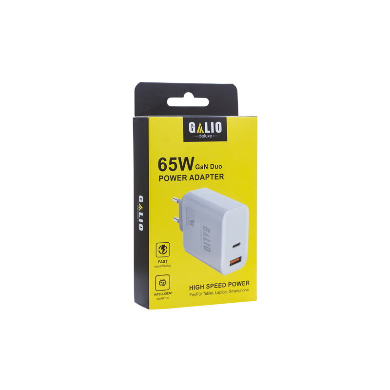 Rez Galio  65w Usb And Usb-C Adapter - White