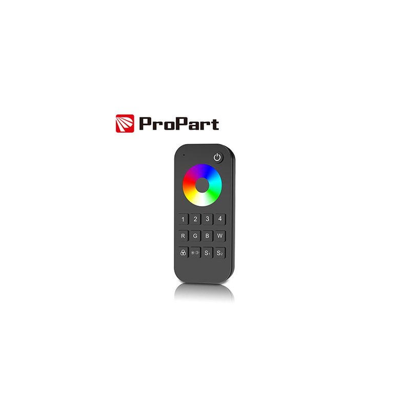Rgb/Rgbw Remote Control 4 Zone 2 Scene Negro Rf2.4g