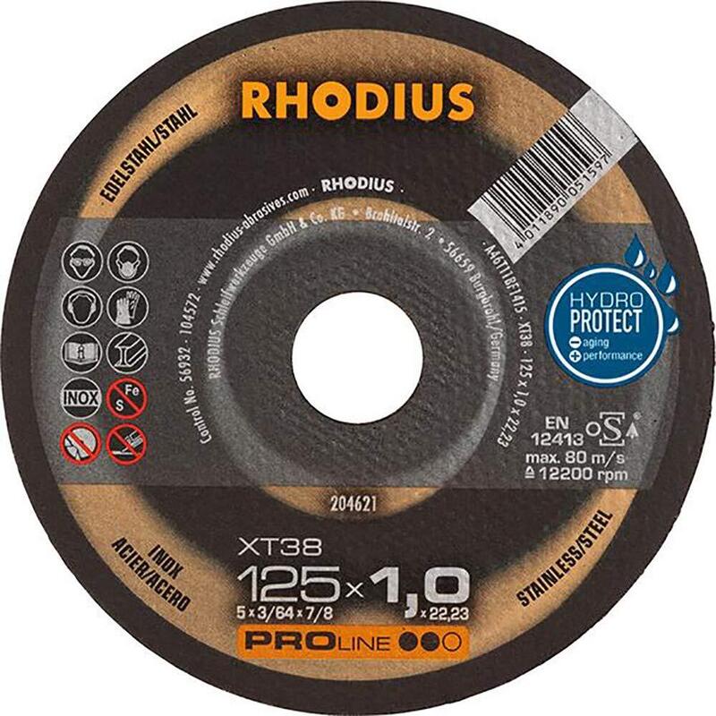 Rhod 204621 Xt Discos De Corte Xt 38 125x1,0x22,23