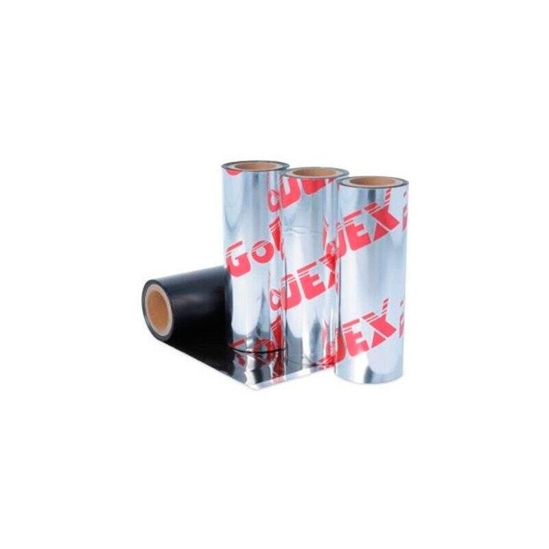 Ribbon Cera Impresora Godex Premium 110mm X 450m / 12 Rollos Por Caja 265.110.450.4.10