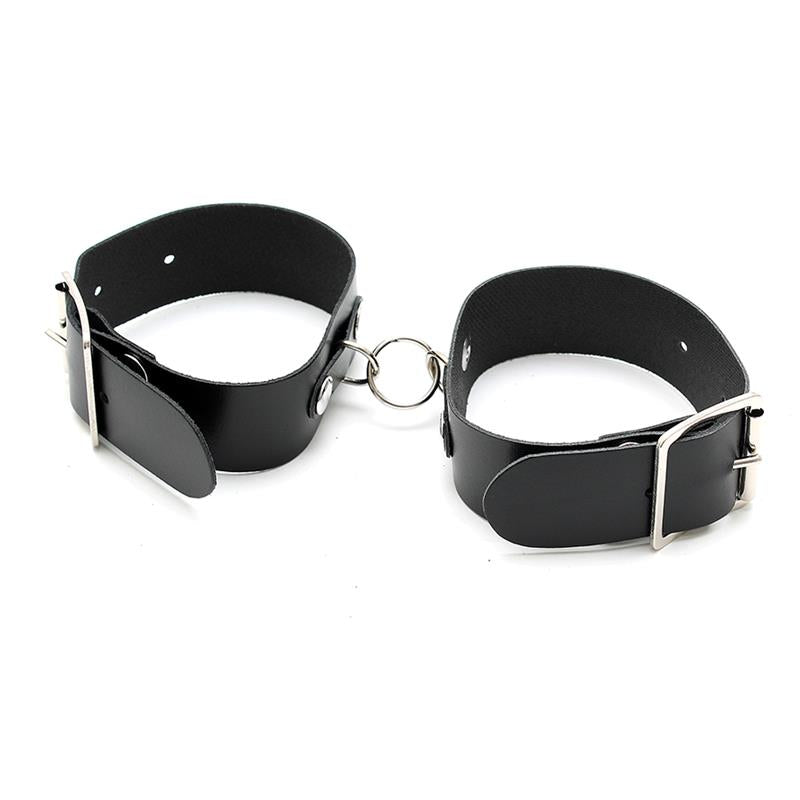 Rimba Bondage Play Esposas De Cuero Ajustables