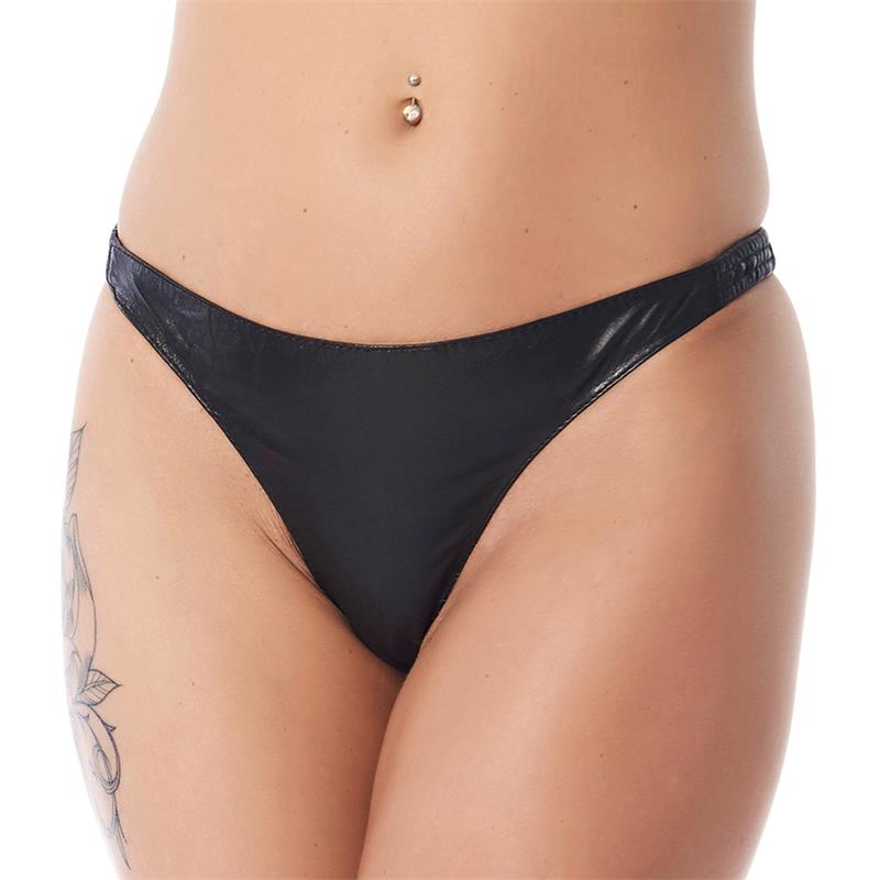 Rimba Bondage Play Tanga Color Negro Talla (Interno):S/M