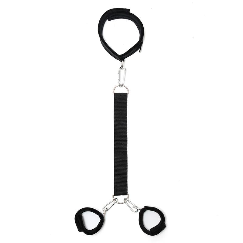 Collar Con Esposas Ajustables  Negro