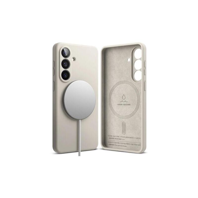 Ringke Galaxy S26 Case Silicone Magnetic Stone