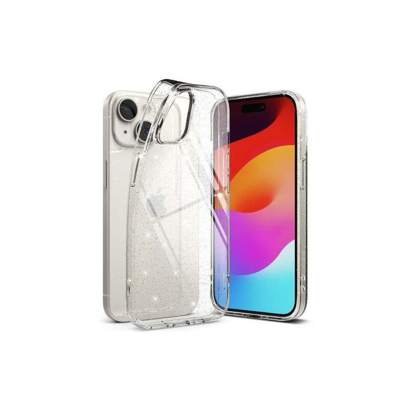 Ringke Iphone 15 Plus Case Slim Glitter Clear
