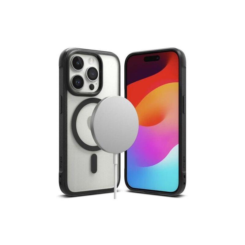 Ringke Iphone 15 Pro Case Fusion Bold Magnetic Glitter Matte Black