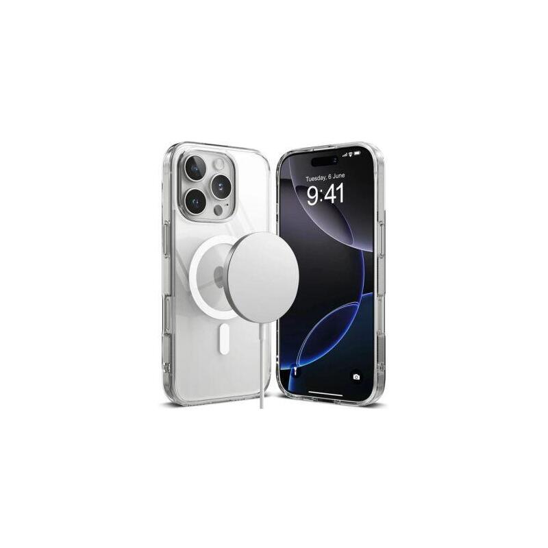 Ringke Iphone 16 Pro Case Fusion Magnetic Clear