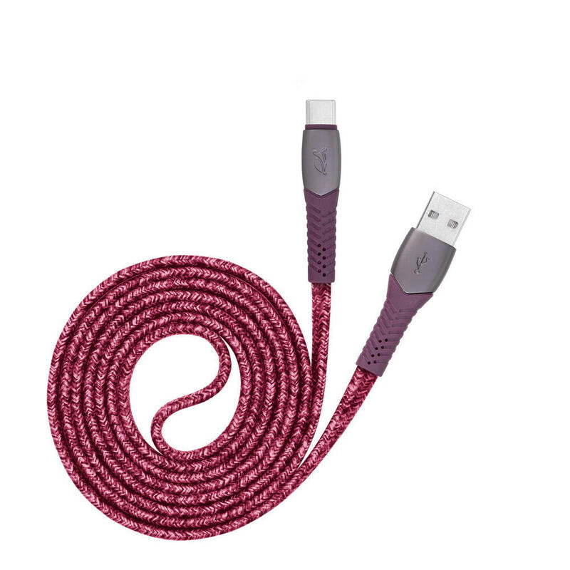 Rivacase Ps6102 Rd12 Cable Usb Usb 2.0 1,2 M Usb C Usb A Rojo