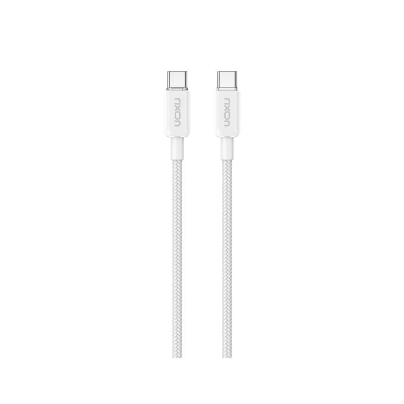 Rixon Data And Power Cable Usb-C / Usb-C Blister (Nylon) Pd60w Blanco