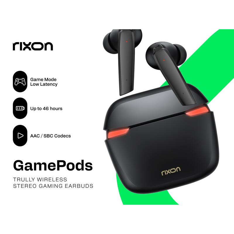 Rixon Gamepods Earbuds Negro