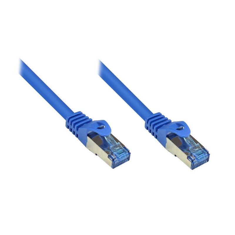 Rns® Cable De Red Mit Rastnasenschutz, Cat. 6a, S Ftp, Pimf, Halogenfrei, 500mhz, Blau, 2m, Good Connections®