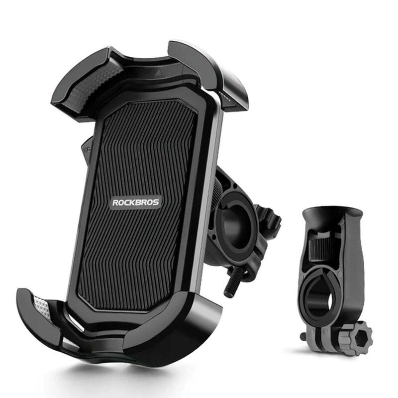 Rockbros 25210032001 Soporte De Teléfono Para Bicicleta Negro