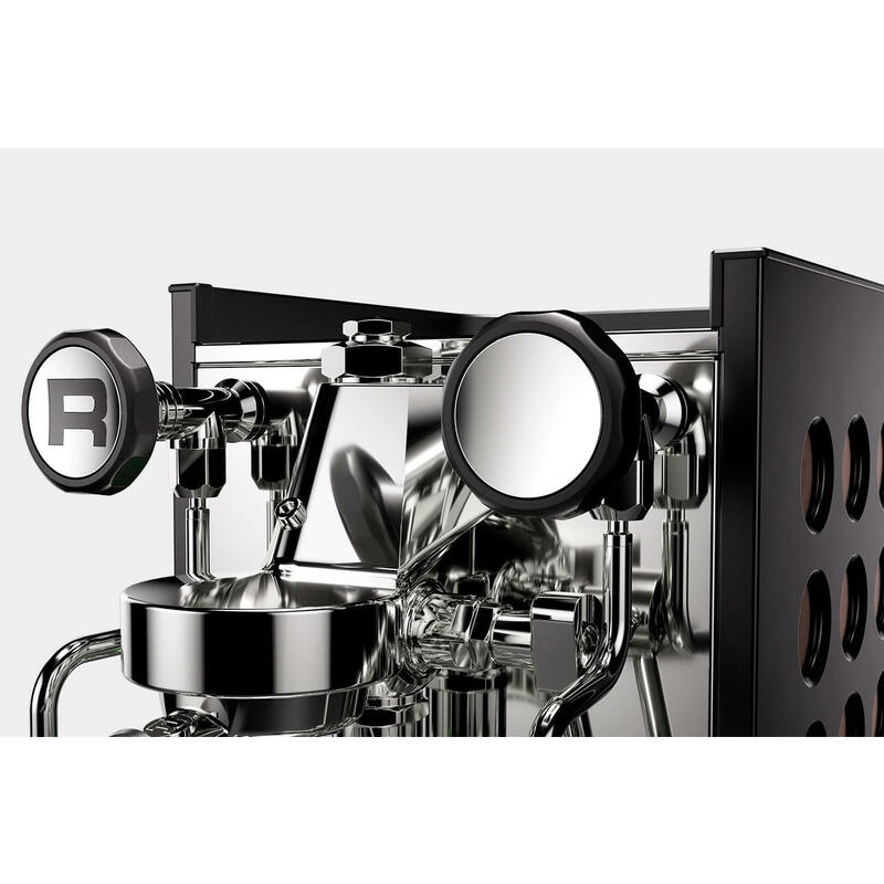 Rocket Appartamento Kompakte Siebträger Espressomaschine Negro Blanco