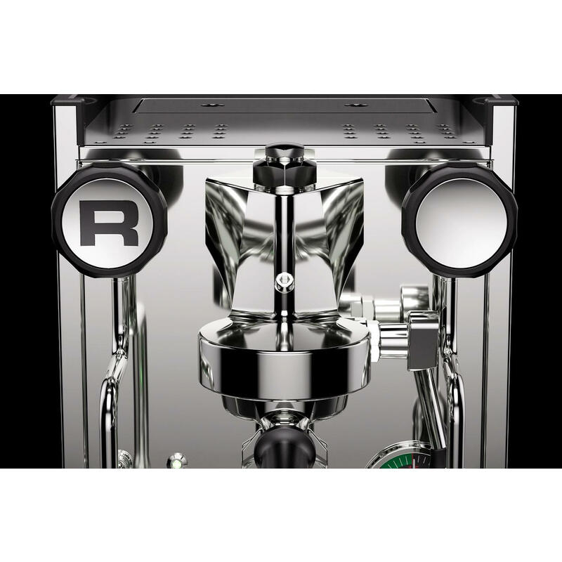 Rocket Appartamento Kompakte Siebträger Espressomaschine Negro Blanco