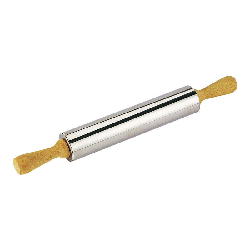 Rodillo Inox 25 Cm Diametro 5 Cm Delicia