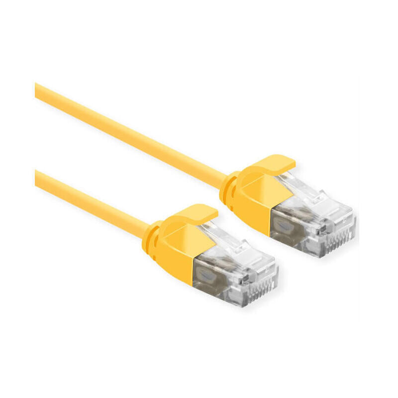 Roline 21.15.3925 Cable De Red Amarillo 2 M Cat6a U/Utp [Utp] (Roline Slim Ca6a Utp Cu Lszh Ethernet Cable Yell..)