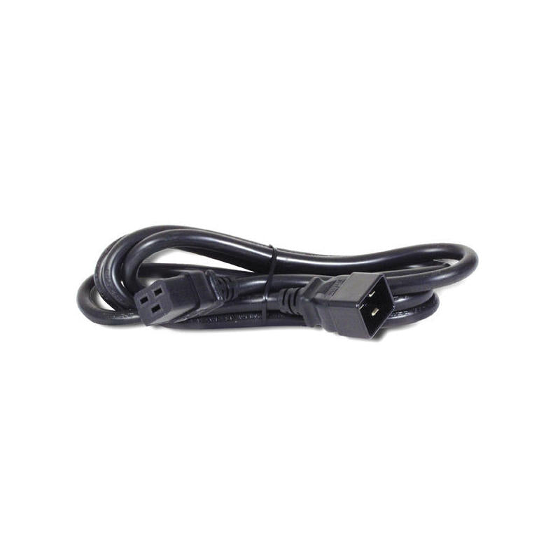 Roline Netzcable Stecker C20 - Buchse C19 Schwarz 2m