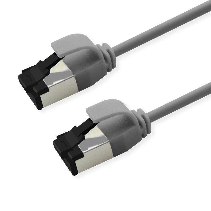 Roline S Ftp Cable De Red Kat.8.1, Slim, Poe, Grau, 0,3m